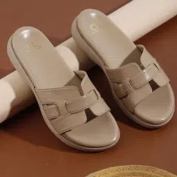 Carlton London Women's Beige Casual Sandals-picture-32