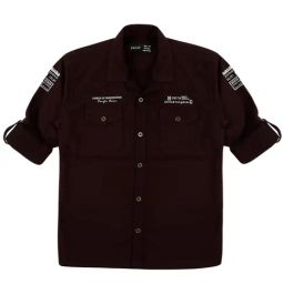Cavio Kids Purple Cotton Shirt-image-20