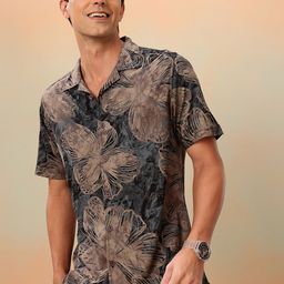 Mast & Harbour Men Floral Printed Casual Shirt-image-58