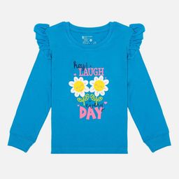 Bodycare Girls Floral Printed Applique T-shirt-image-40