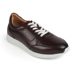 Tresmode Men Leather Sneakers-43