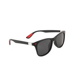 BAYBERRY Unisex Black Lens & Black Square Sunglasses with-image-39