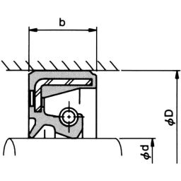 NOK φ80x100 mm TC Type Rubber Oil Seal, TC8010013-image-90