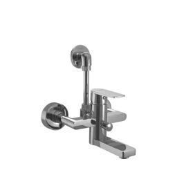 PLUMBER Prive Single Lever Wall Mixer with 'L' Shaped Tubular Bend Set for Overhead Shower, PV-3101-LB-image-7