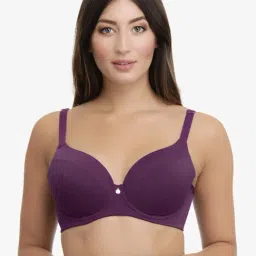 Ultimo Grape Under Wired Padded T Shirt Bra-25