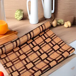 Aura Beige & Brown Water Resistant Shelf Liner Organisers-32