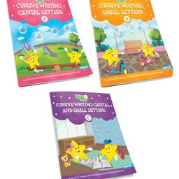 Cursive Alphabet Letter Writing Book Pack Of 3 - English-8