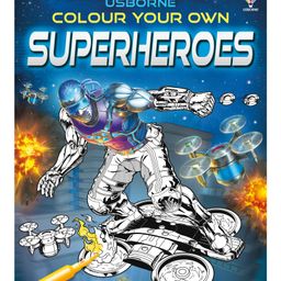 Usborne Colour Your Own Superheroes - English-11