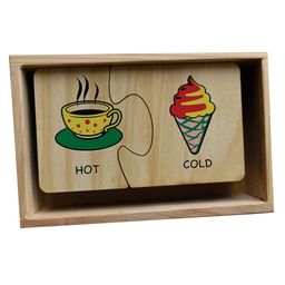 KIDS LOGIC My First Learning Puzzle Opposites 20 Pieces - Multicolor-16