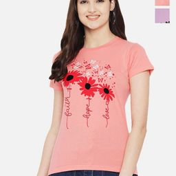 Dreambe Women Typography Printed T-shirt-picture-13