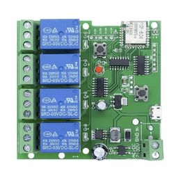 DC5-32V 4CH WiFi RF, Switch Module Intelligent, Timing Switch Remote, Control image 1