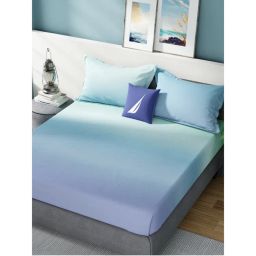 nautica accessories Nautica Multi-Color Super Soft Pure Cotton Bedsheet with 2 Pillow Covers (King)-picture-2