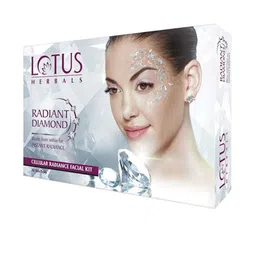 Lotus Herbals Radiant Diamond Cellular Radiance 4 In 1 Facial Kit-37g Each-33