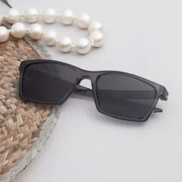 Ted Smith Unisex Rectangle Sunglasses with Polarised and UV Protected Lens-30