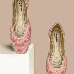 CATBIRD Women Ethnic Mojaris with Embroidered Flats-picture-37