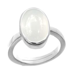 RRVGEM 11.25 Ratti Unheated Rainbow MoonStone Silver Plated Ring-image-38