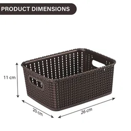 Kuber Industries Brown Set of 4 Regular Multi-Utility Organisers image 3