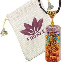 VIBESLE Adult's Multicolor Oval Pendant-51