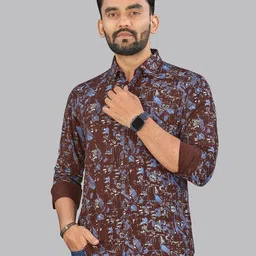 Metronaut Men Abstract Printed Casual Shirt-image-1