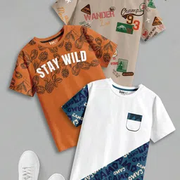 BAESD Boys 3 Pure Cotton T-shirt-image-44