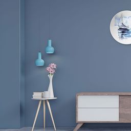 THE QUIRKY HOME White & Blue Watercolor Sailboat Printed Ceramic Decorative Wall Decor-image-96