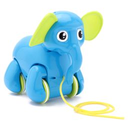 Giggles Alphy The Elephant Pull Along Toy - Blue-21