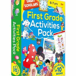 First Grade Activities Smart Scholars Book Pack of 10 - English-13