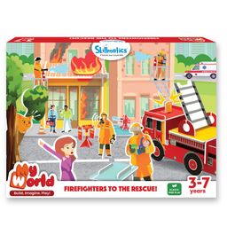 Skillmatics STEM Building Toy My World Firefighters to The Rescue Fun Learning & Playset - 65 Pieces-26
