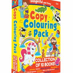 Copy Colouring Pack Of 10 Books - English-17