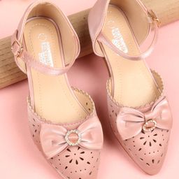 Cute Walk by Babyhug Laser Cut Sandals - Pink-image-42
