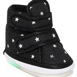 Chiu Stars Printed Musical LED Shoes - Black-image-48