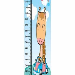 WENS Giraffe Car Ride Wall Height Chart - Blue-image-14