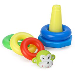Ratnas Monkey Face Stacking Ring - 6 Pieces (Colour May Vary)-13