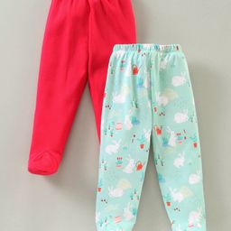 Ben Benny Bootie Leggings Pack Of 2 - Red Blue-image-71