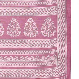 KALINI Floral Printed Block Print Saree image 2