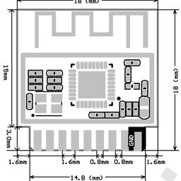 ESP8285 Wi-Fi SoC Module image 4