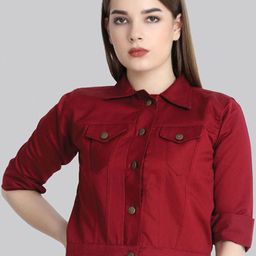 QIOA Women Lightweight Denim Jacket-19