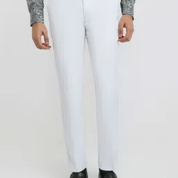 Raymond Men Contemporary Fit Mid-Rise Formal Trouser-image-17