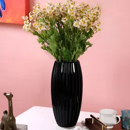 TAYHAA Peach-Coloured 2 Pieces Artificial Flower With Pot-18