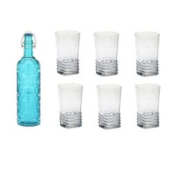 SOMIL Blue Glass Airtight Can Bottle-picture-49