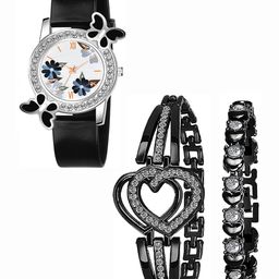 CSAMON Women Printed Regular Analogue Watch Comes With Bracelet - 328 Fosil Heart Dani B-image-96