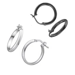 shobhram Unisex Black Earrings-58