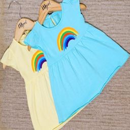CRAZE N STITCH Girls Yellow Dresses-image-138
