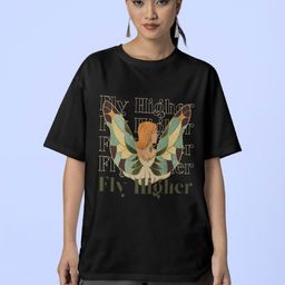 Reifica Women Typography Printed Drop-Shoulder Sleeves Applique T-shirt-image-46