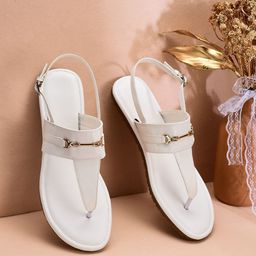 Snasta Women Synthetic T-Strap Flats-49