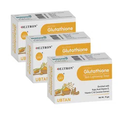 Dextron Set Of 3 Glutathione Soap With Ubtan For Skin Brightening - 75 g Each-2