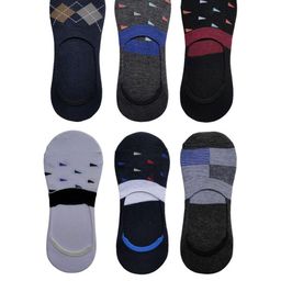 VOICI Unisex No Show Pair Of 6 Loafer Socks-image-83