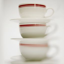 H&M Pack of 2 Cappuccino Cup and Saucer-image-77