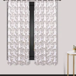 Dekor World Multicoloured Set of 2 Window Curtain-15
