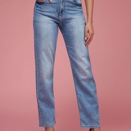 DressBerry Women Wide Leg High-Rise Heavy Fade Stretchable Jeans-image-77